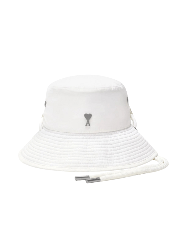 Ami Bucket Hat With String Ivory - AL Capone PremiumAccessoriesHeadwear1560-1