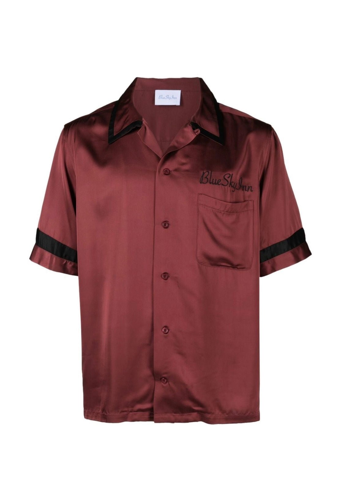 Blue Sky Inn Shirt Waiter Bordeaux - AL Capone PremiumClothingShirts964-20