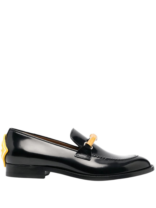 Casablanca Loafer Black-Yellow - AL Capone PremiumFootwearSlip-ons And Loafers1334-2