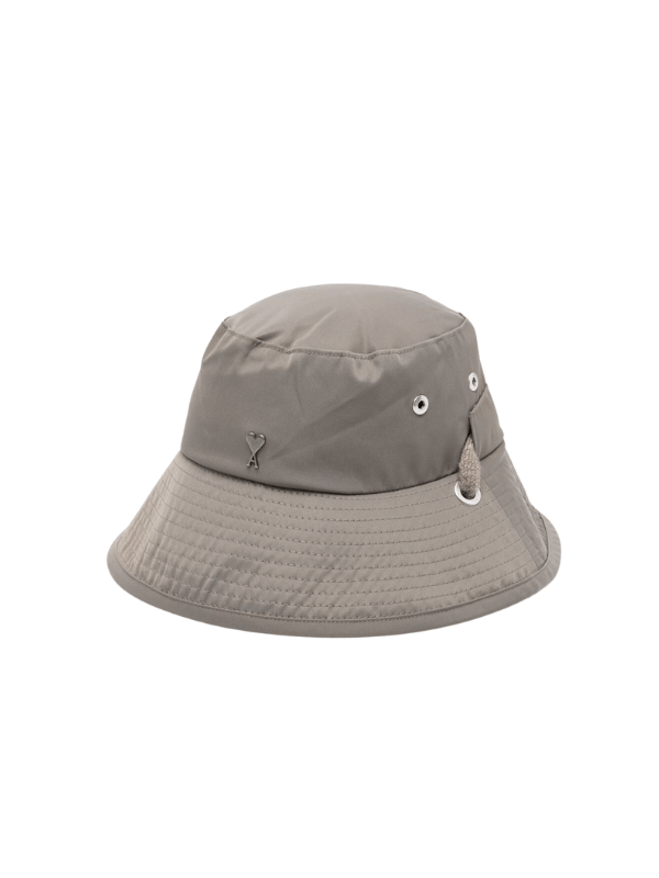 Ami Bucket Hat With String Grey - AL Capone PremiumAccessoriesHeadwear1560-4