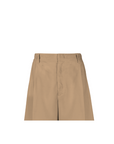 Msgm Shorts Back Print Beige