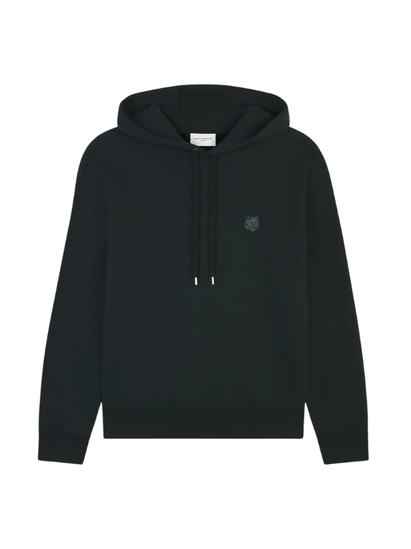 Maison Kitsune Hoodie Bold Fox Head Black AL Capone Premium