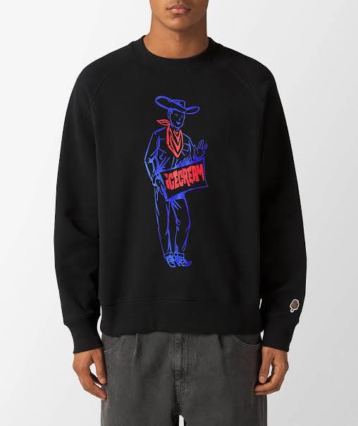 Icecream Sweater Cowboy Black - AL Capone PremiumClothingHoodies And Sweats1015-21