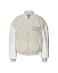 Vtmnts Jacket Varsity Mono White-AL Capone Premium