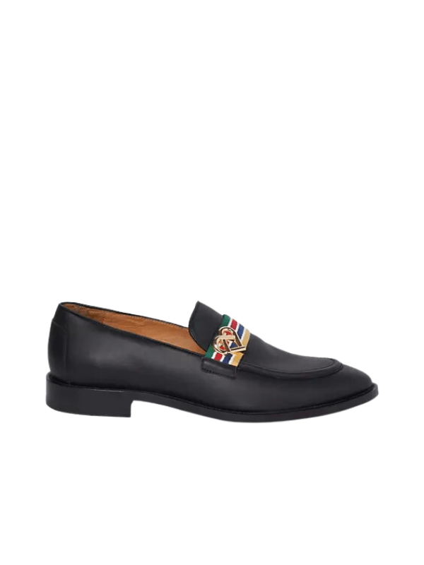 Casablanca Shoe Heart Loafer Black - AL Capone PremiumFootwearFormal Shoes1535-1