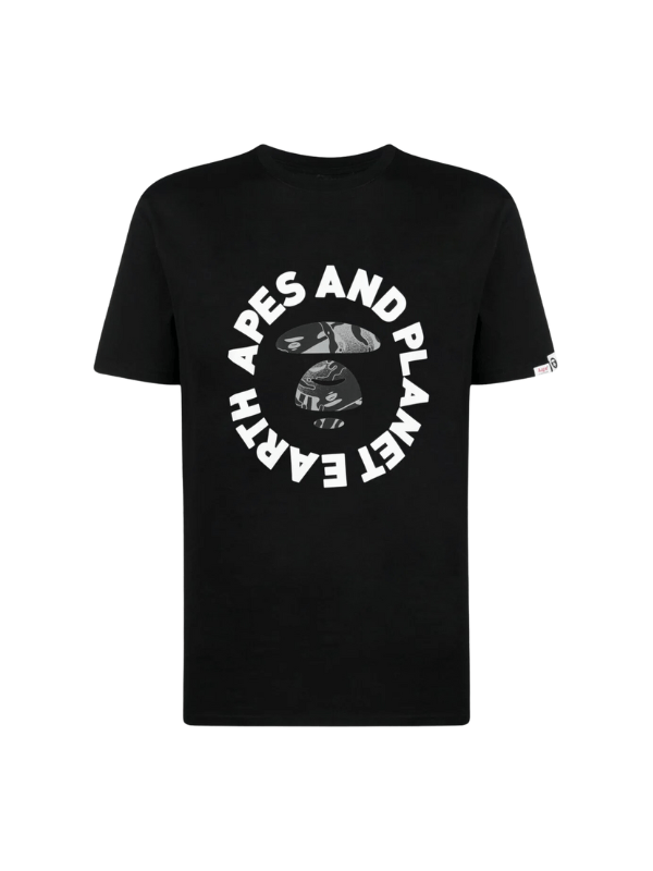 Aape T-Shirt Circled Logo Black - AL Capone PremiumClothingT-Shirts1595-7