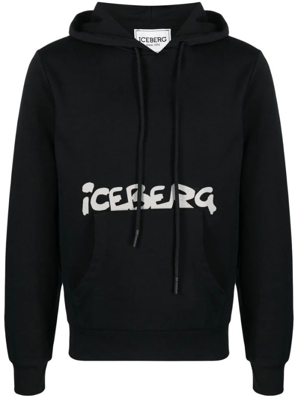 Iceberg Bucket Hat Bold Logo Black - AL Capone PremiumAccessoriesHeadwear931-56