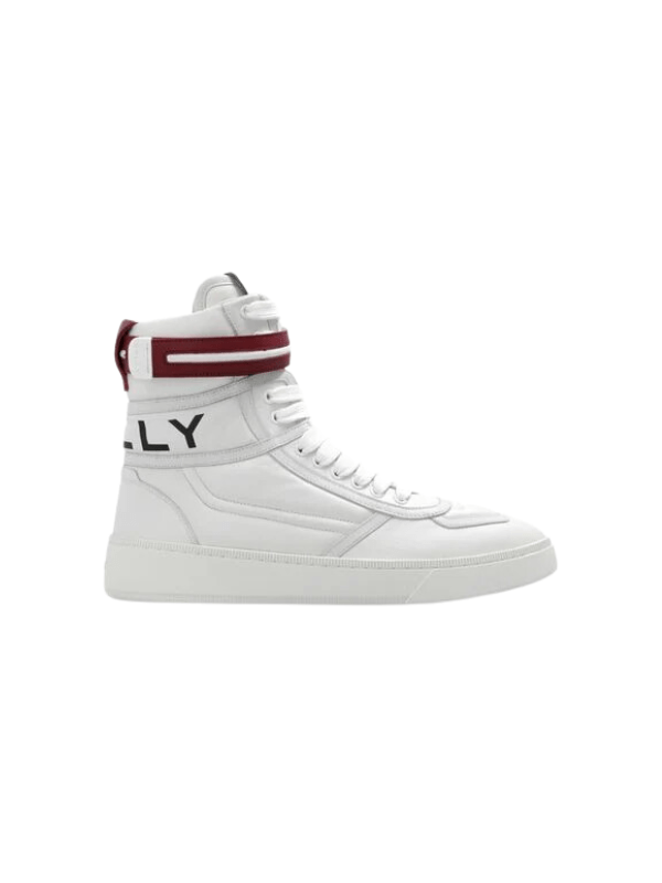 Bally Sneaker High Boot Logo White - AL Capone PremiumFootwearSneakers1278-28