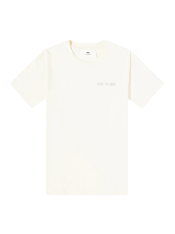 Ami T-Shirt Ami Paris Logo White-AL Capone Premium