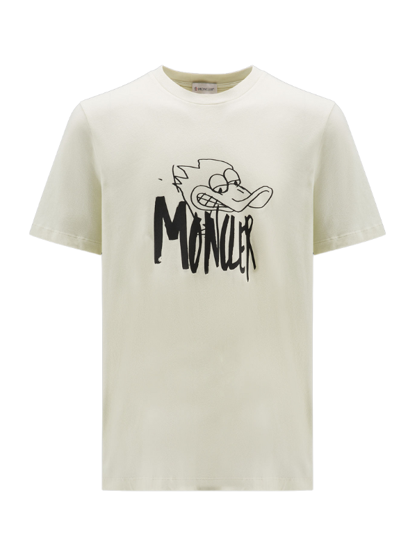 Moncler print t shirt online