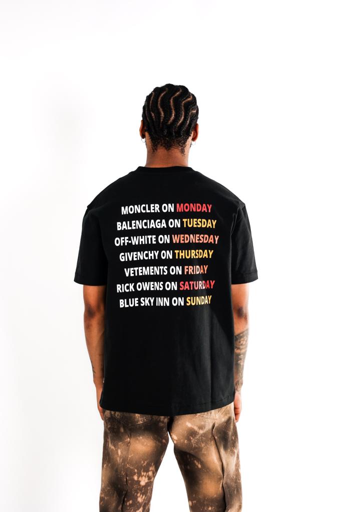 Al Capone T-Shirt Days Brand Love Black - AL Capone PremiumClothingT-Shirts1013-9