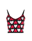 Msgm Top Heart Monogram