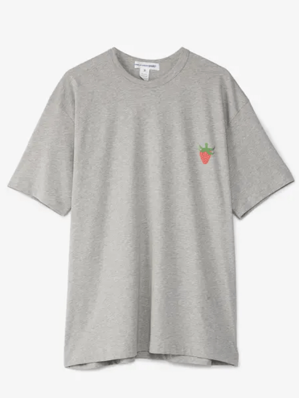 Comme Des Garcons T-Shirt Logo Mini Berry Grey - AL Capone PremiumClothingT-Shirts1412-2