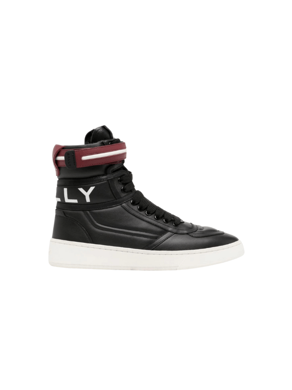 Bally Sneaker High Boot Logo Black - AL Capone PremiumFootwearSneakers1278-27