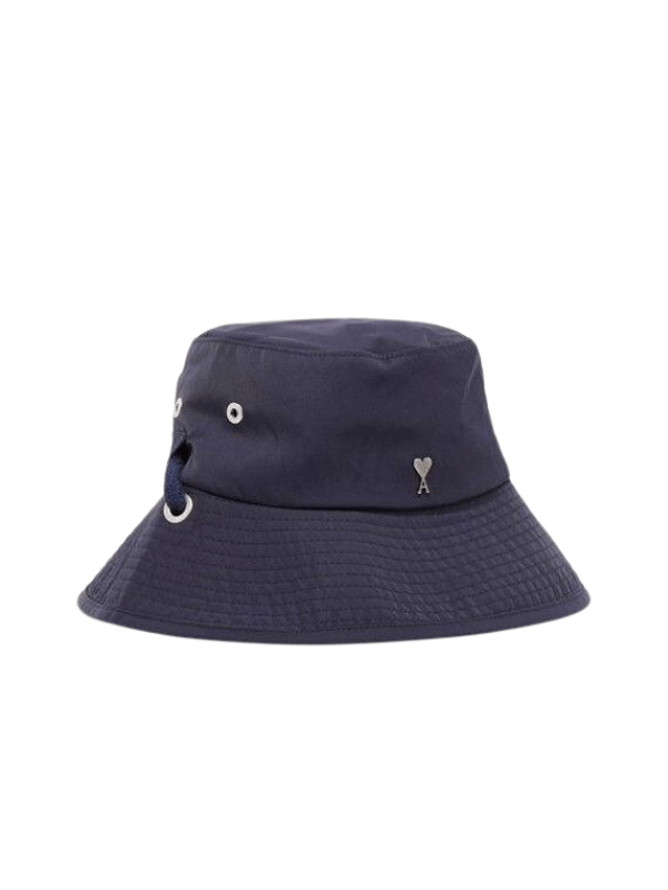 Ami Bucket Hat Logo Navy - AL Capone PremiumAccessoriesHeadwear1560-8