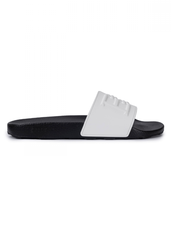 Bally Slides Scotty Rubber Rubber Black/White - AL Capone PremiumFootwearSlip-ons And Loafers1279-3