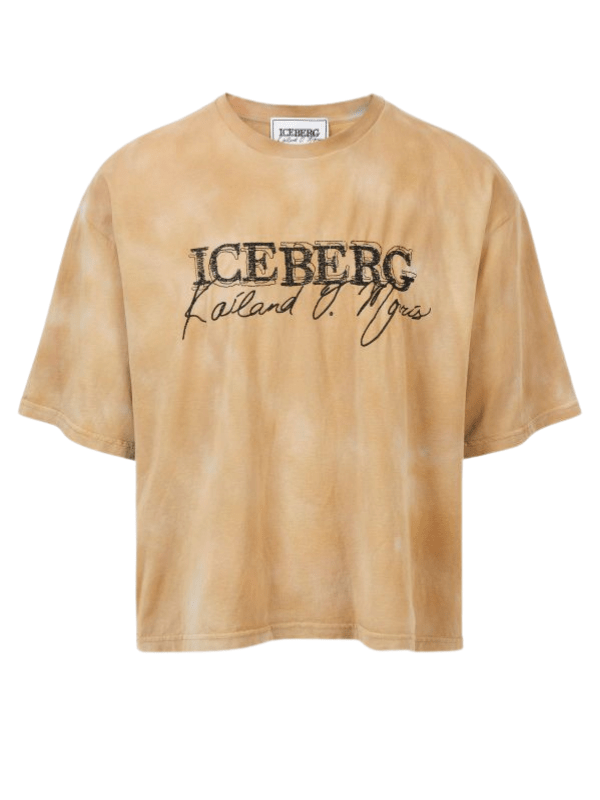 Iceberg T-Shirt Kailand Morris Boxt Beige - AL Capone PremiumClothing933-25