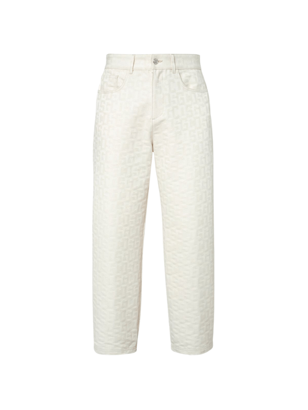 Gcds Pants Embossed Off-White - AL Capone PremiumClothingPants1288-1