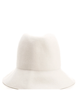 Comm Des Cargons Bucket Hat Stylish White