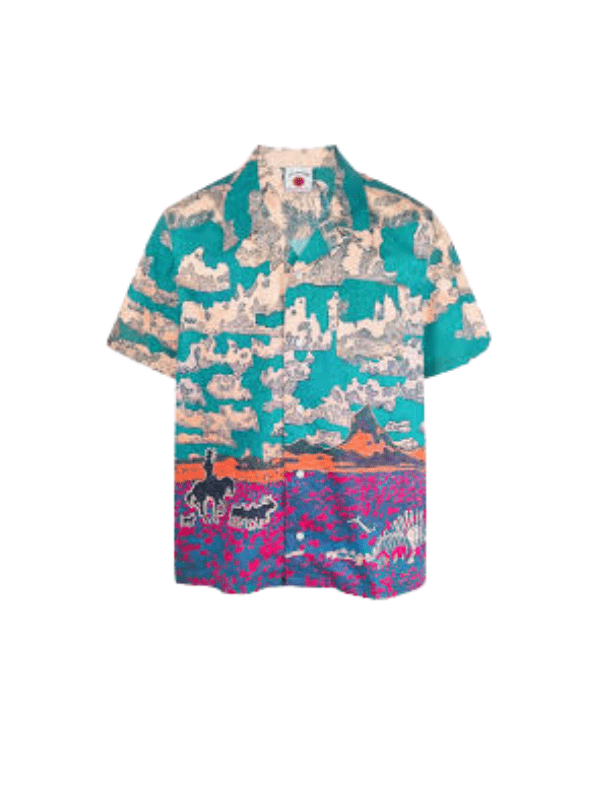 Ice-Cream Shirt Cloud World Multi Colour - AL Capone PremiumClothingShirts1042-9