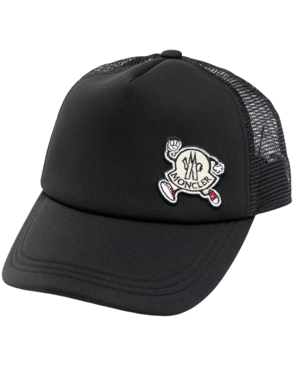 Moncler Cap Baseball Logo Black - AL Capone Premium