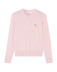 Maison Kitsune Sweater Ladies Chillax Fox Patch Pink-AL Capone Premium