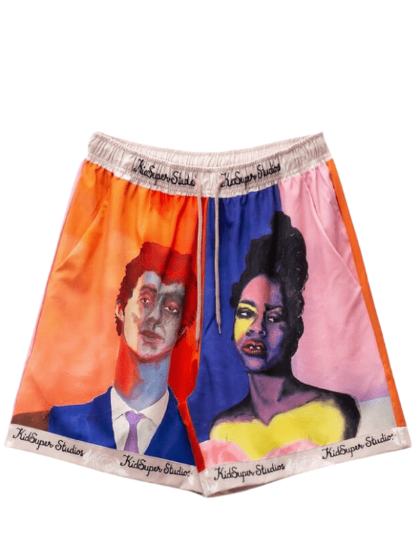 Kidsuper Shorts Boy-Girl Portrait Multi-Colour - AL Capone PremiumClothingShorts1299-2