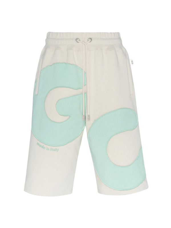 Gcds Shorts Andy Logo Grey-Blue - AL Capone PremiumClothing903-23