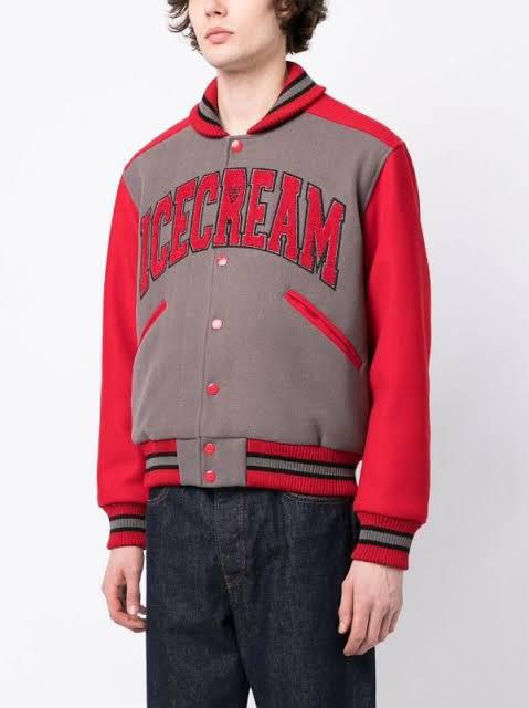 Icecream Jacket College Varsity Red - AL Capone PremiumClothingJackets1016-16