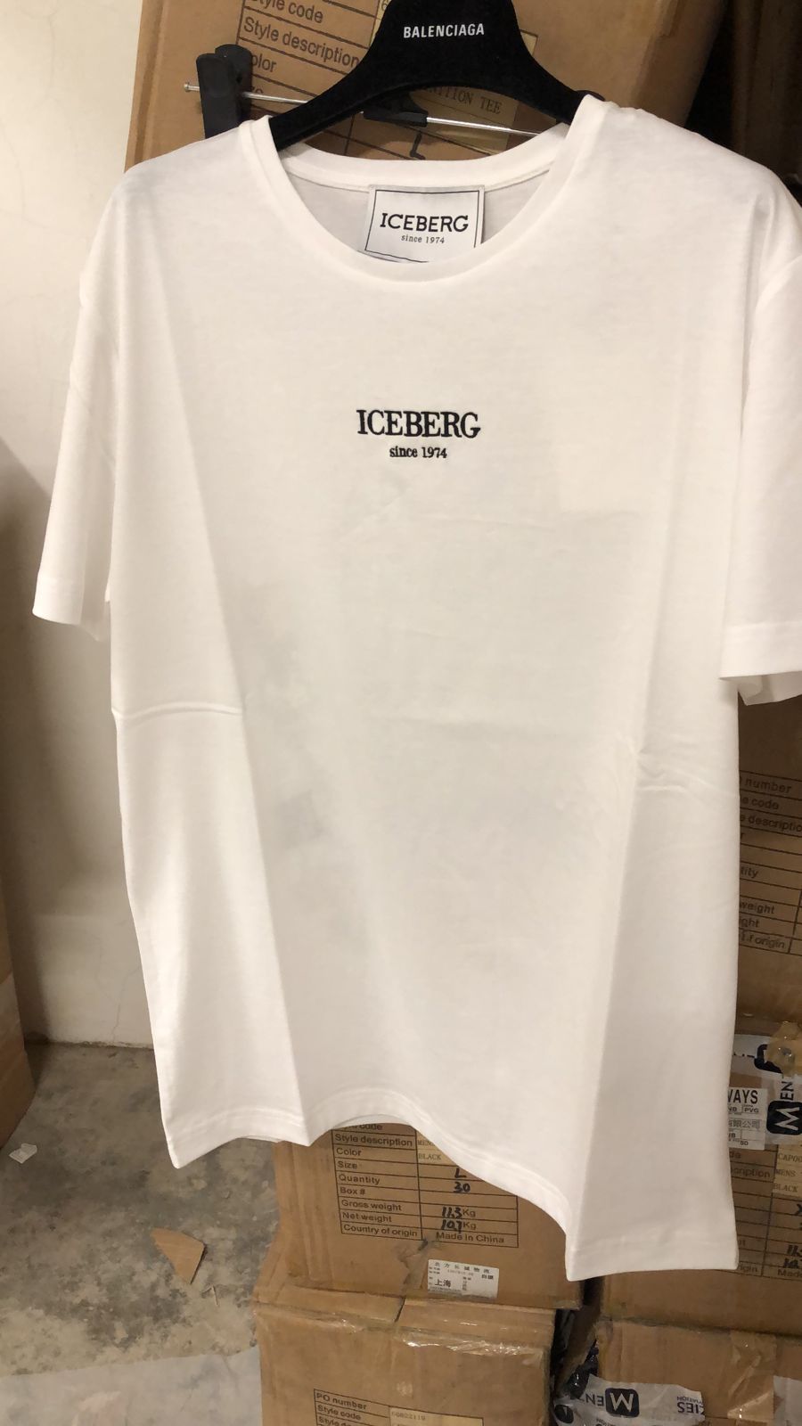 Iceberg T-Shirt Mini Logo White - AL Capone PremiumClothingT-Shirts933-103