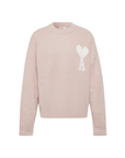 Ami Sweater De Coeur Logo Light Pink-AL Capone Premium