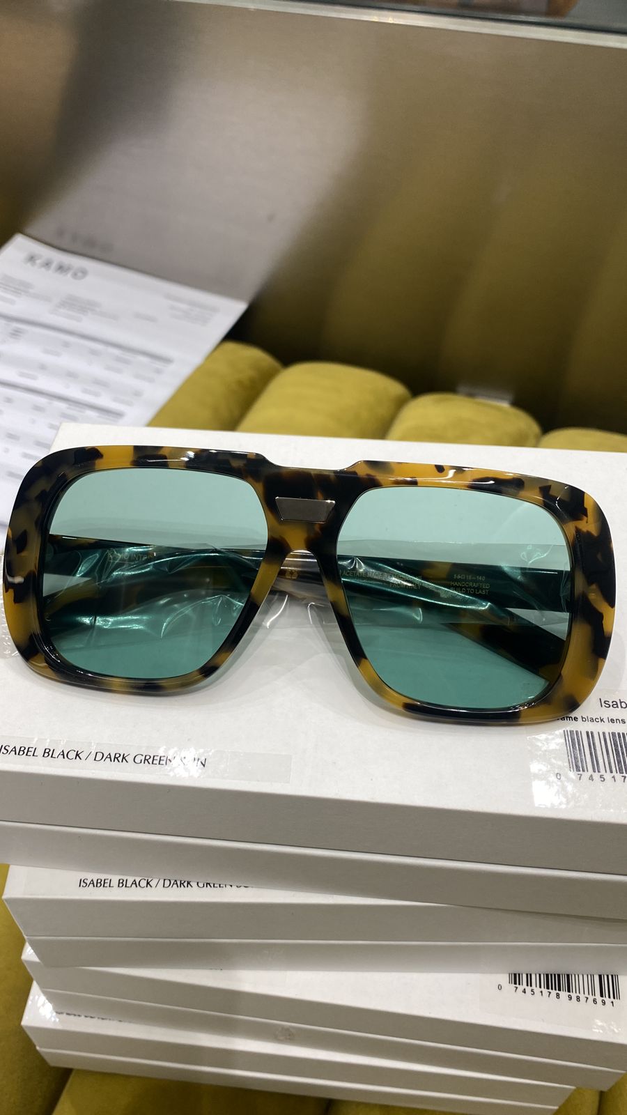 Kamo Sunglasses Lava-Lt Green - AL Capone PremiumAccessoriesSunglasses1305-11
