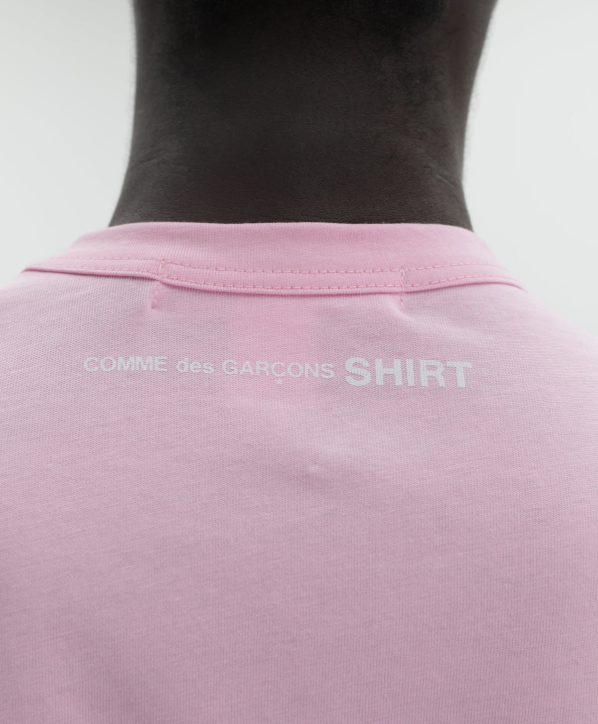 Comme Des Garcons T-Shirt Back Logo Print Pink