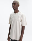Comme Des Garcons T-Shirt Logo Print Beige