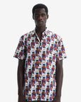 Comme Des Garcons Shirt Allover Print Multi Colour