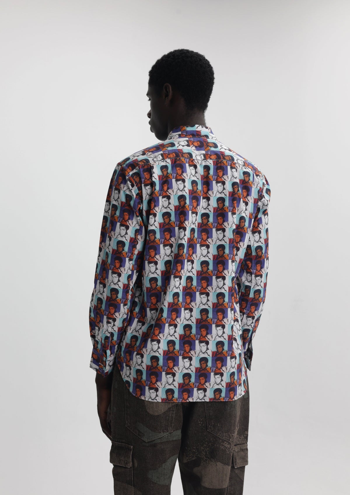 Comme Des Garcons Shirt Allover Print Multi