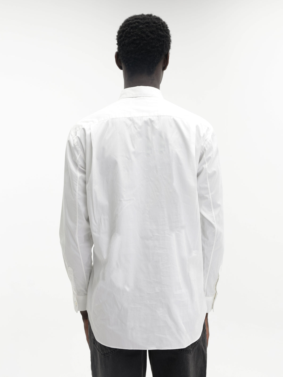 Comme Des Cargcons Shirt Strawberry White