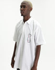 Comme Des Garcons Shirt Ss Bear Graphic Print White