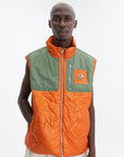Moose Knuckles Jacket Icon Leaf Quilt Vest Kelp-Alert