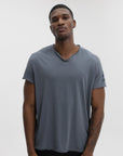 Zadig & Voltaire V Neck Buttons On Collar Grey