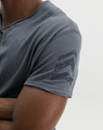 Zadig & Voltaire V Neck Buttons On Collar Grey