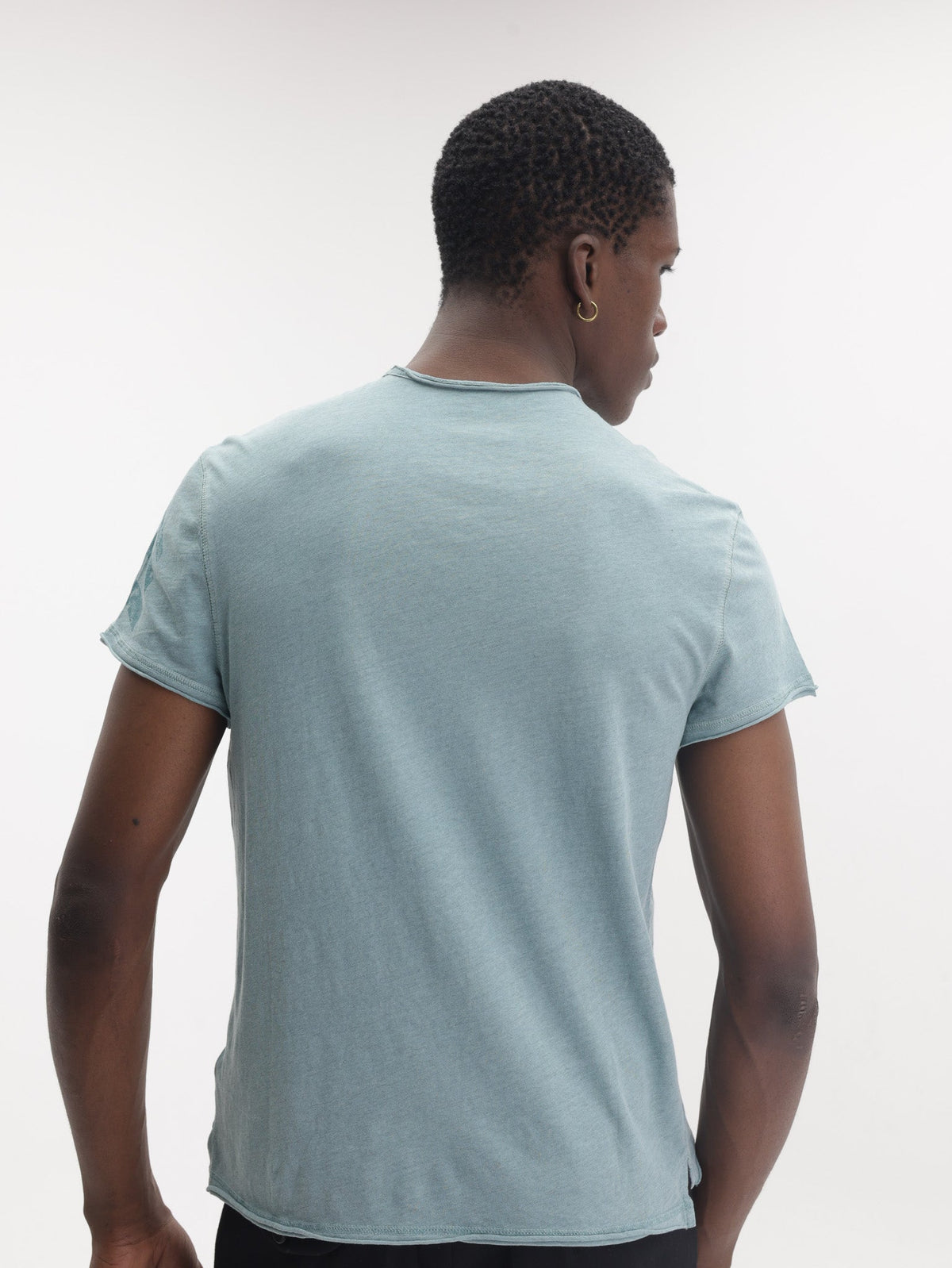 Zadig &amp; Voltaire T-Shirt Monastir Henley Arrow Green