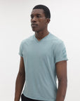 Zadig & Voltaire T-Shirt Monastir Henley Arrow Green