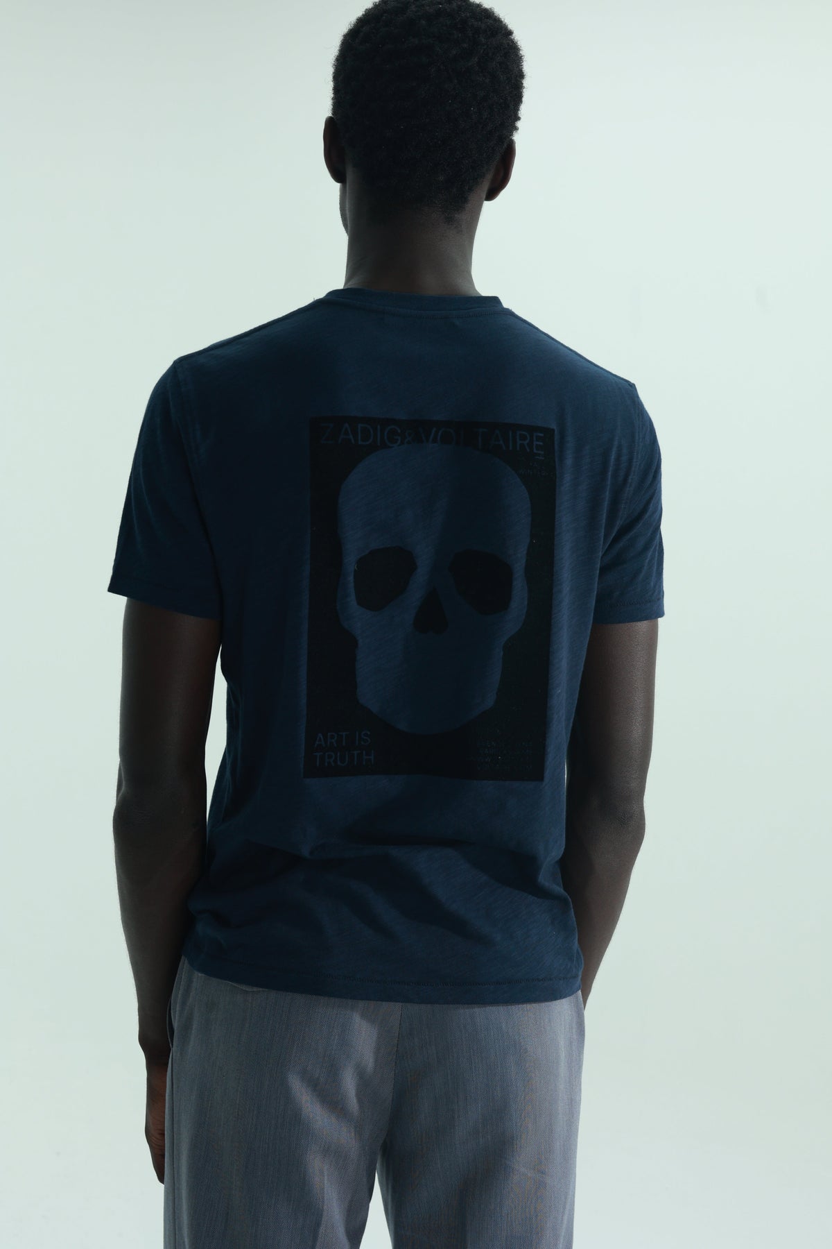Zadig &amp; Voltaire Crew Stockholm Skull Navy
