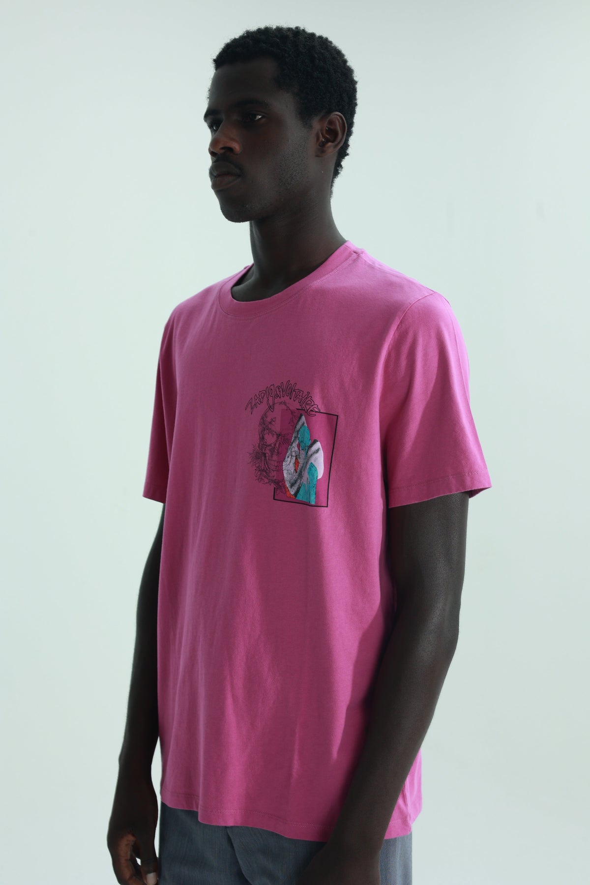 Zadig &amp; Voltaire T-Shirt Ted Photoprint Purple