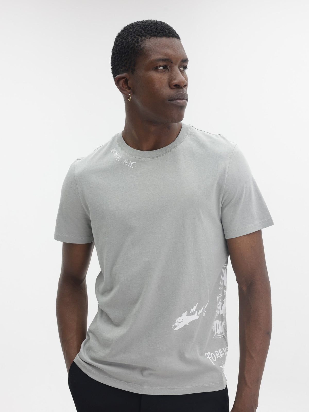Zadig &amp; Voltaire T-Shirt Ted Tag Grey