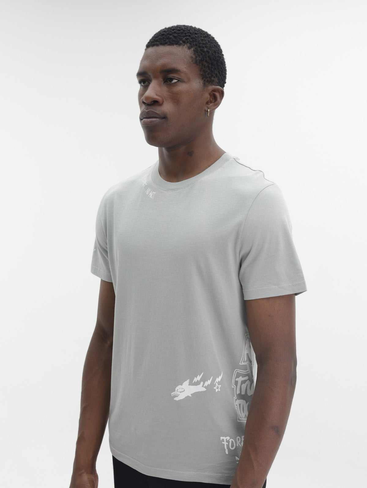 Zadig &amp; Voltaire T-Shirt Ted Tag Grey