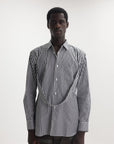 Comme Des Garcons Striped White