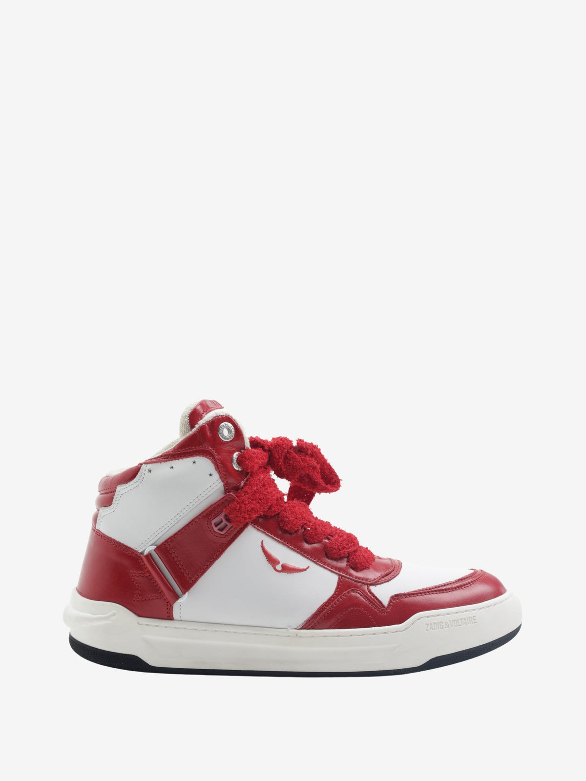 Zadig &amp; Voltaire Sneaker Hi Wings Trainers Red-White