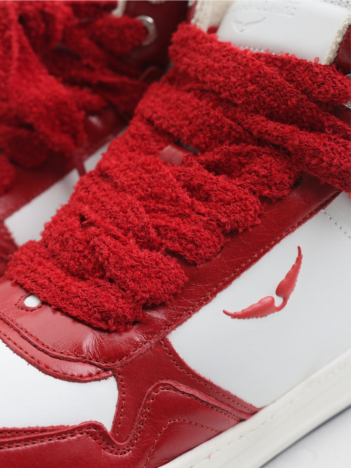 Zadig &amp; Voltaire Sneaker Hi Wings Trainers Red-White